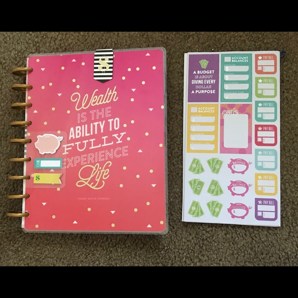 The Happy Planner Undated Budget Planner